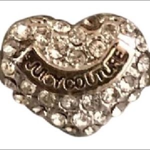 Juicy Couture Sliver Pale Diamond Heart Ring